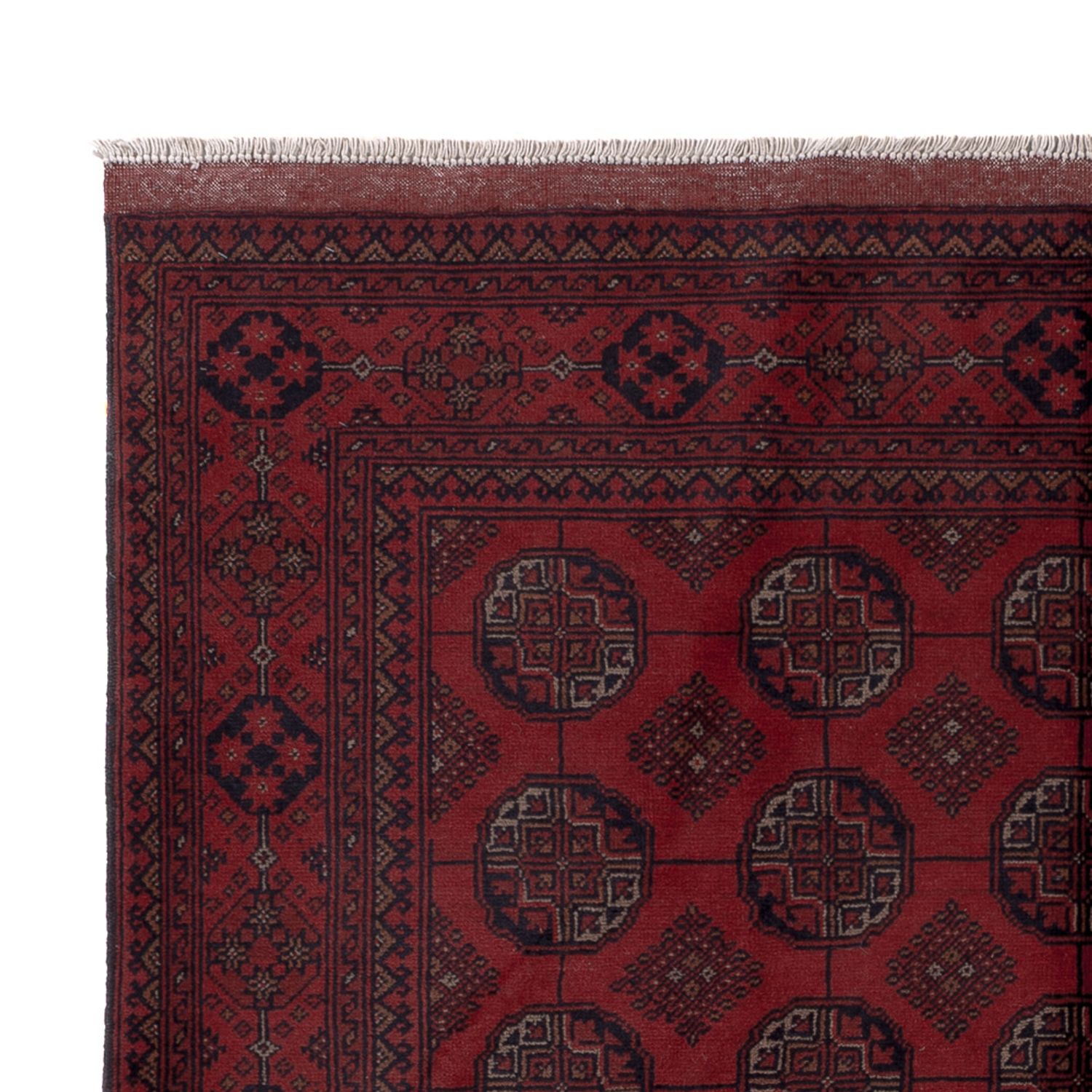 Afghan Rug - Kunduz - 199 x 150 cm - red