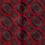 Afghan Rug - Kunduz - 199 x 150 cm - red