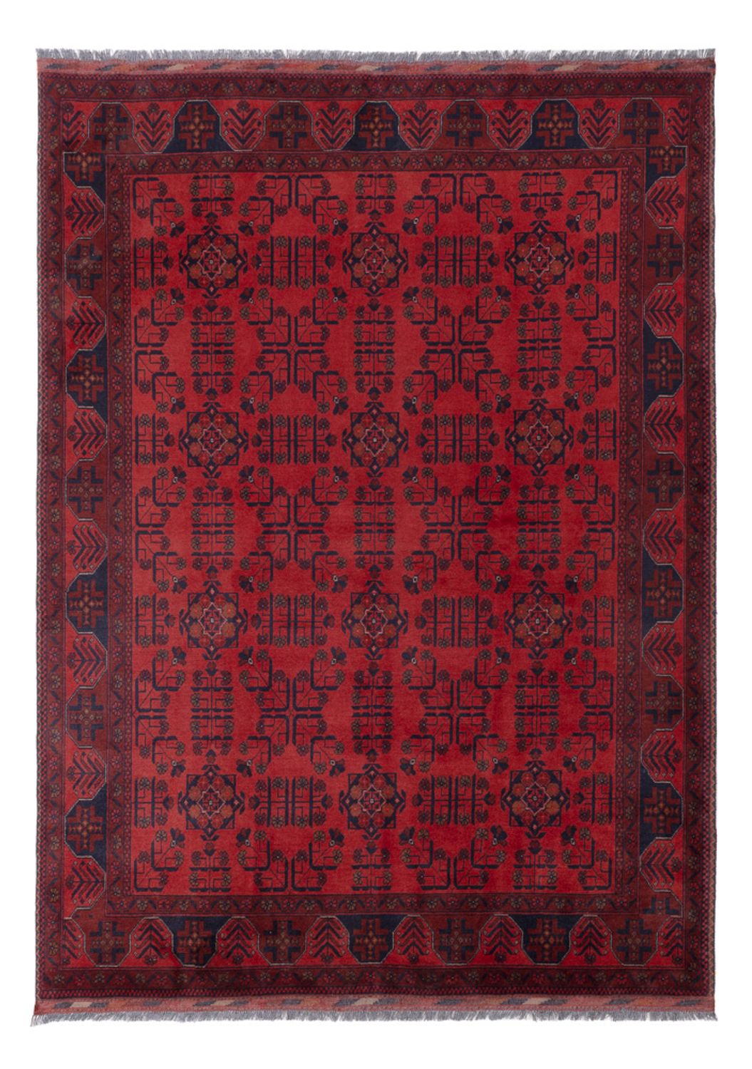 Afghan Rug - Kunduz - 232 x 169 cm - red