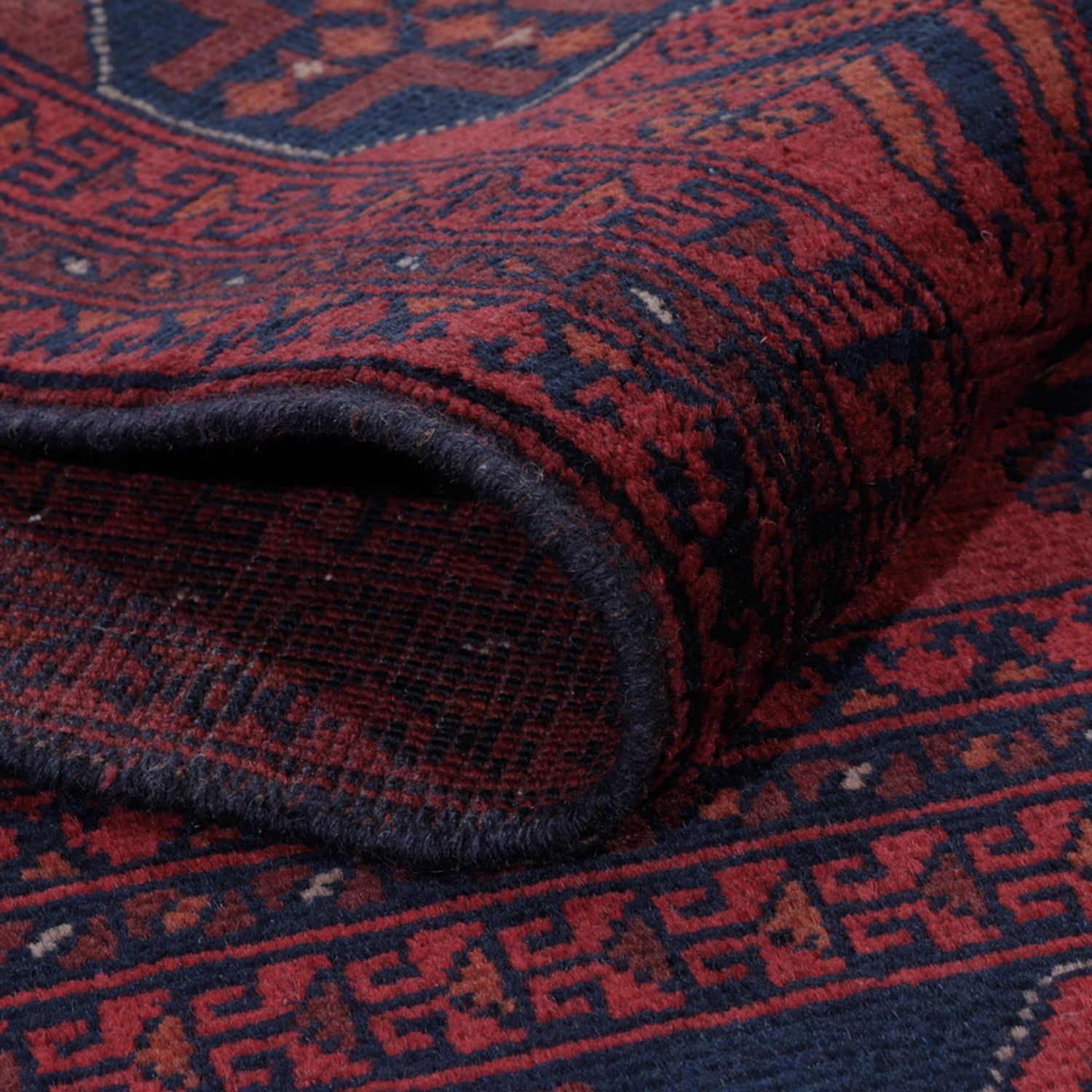 Afghan Rug - Kunduz - 203 x 154 cm - red