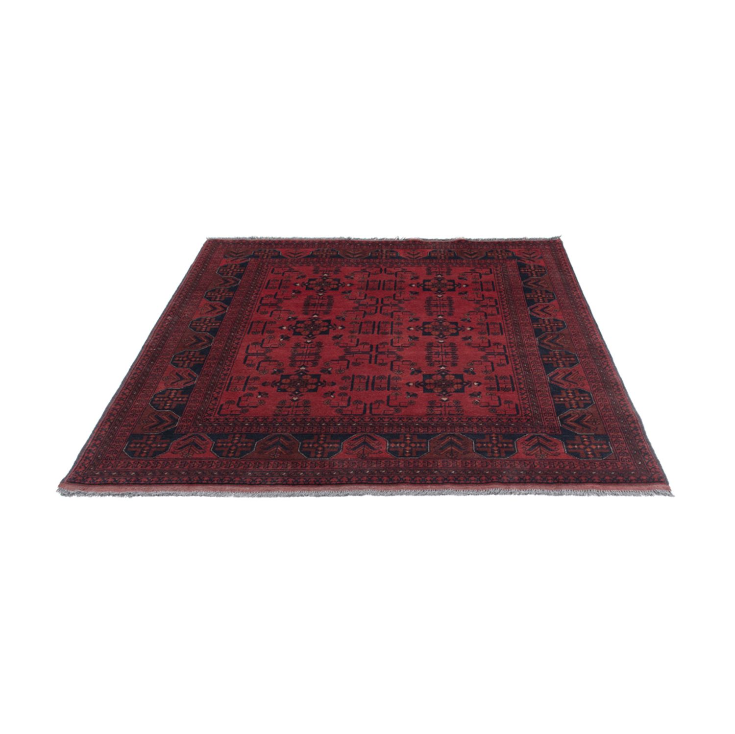Afghan Rug - Kunduz - 203 x 154 cm - red