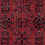 Afghan Rug - Kunduz - 203 x 154 cm - red