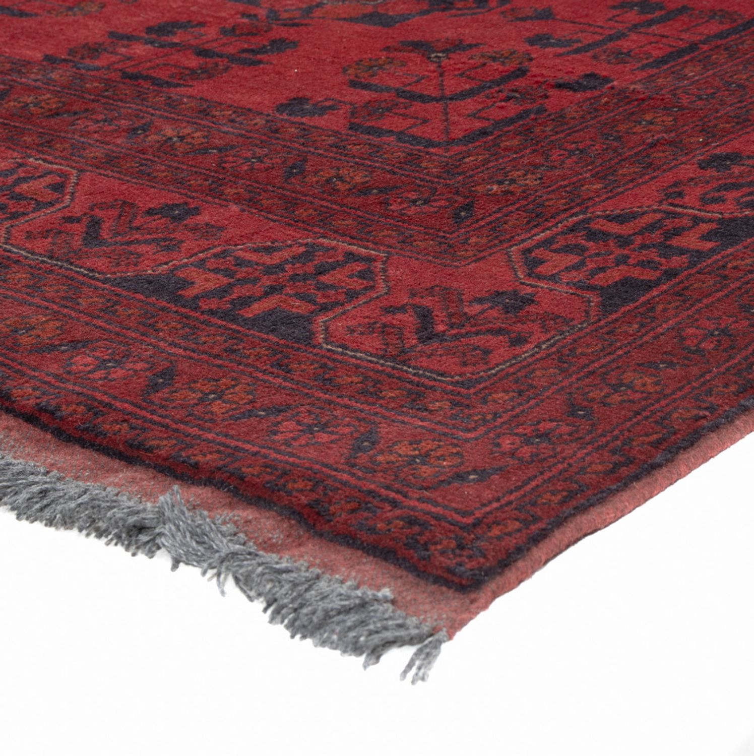 Afghan Rug - Kunduz - 200 x 150 cm - red