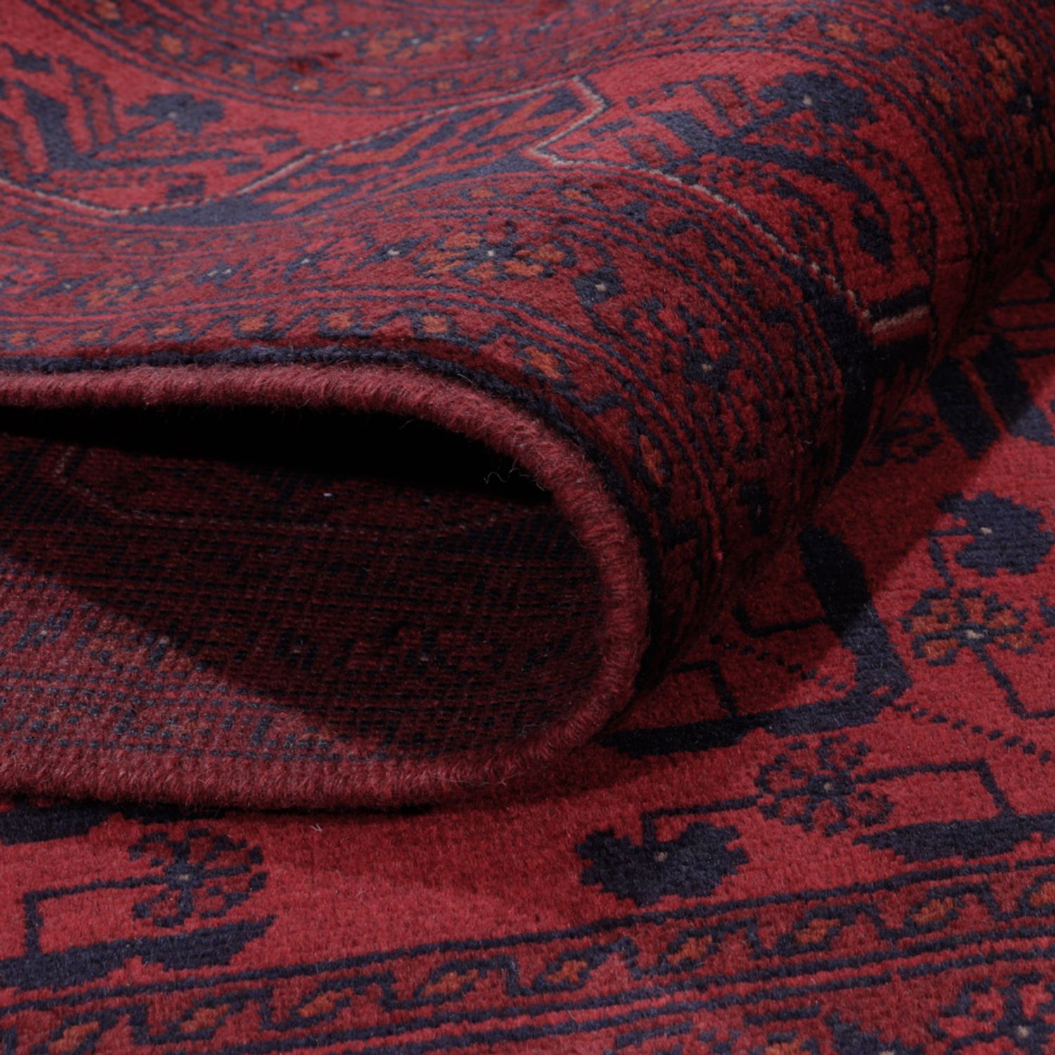 Afghan Rug - Kunduz - 200 x 150 cm - red