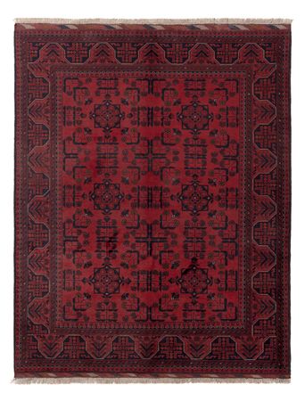 Afghan Rug - Kunduz - 191 x 155 cm - red