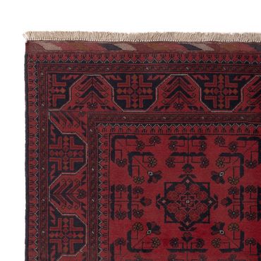 Afghan Rug - Kunduz - 191 x 155 cm - red