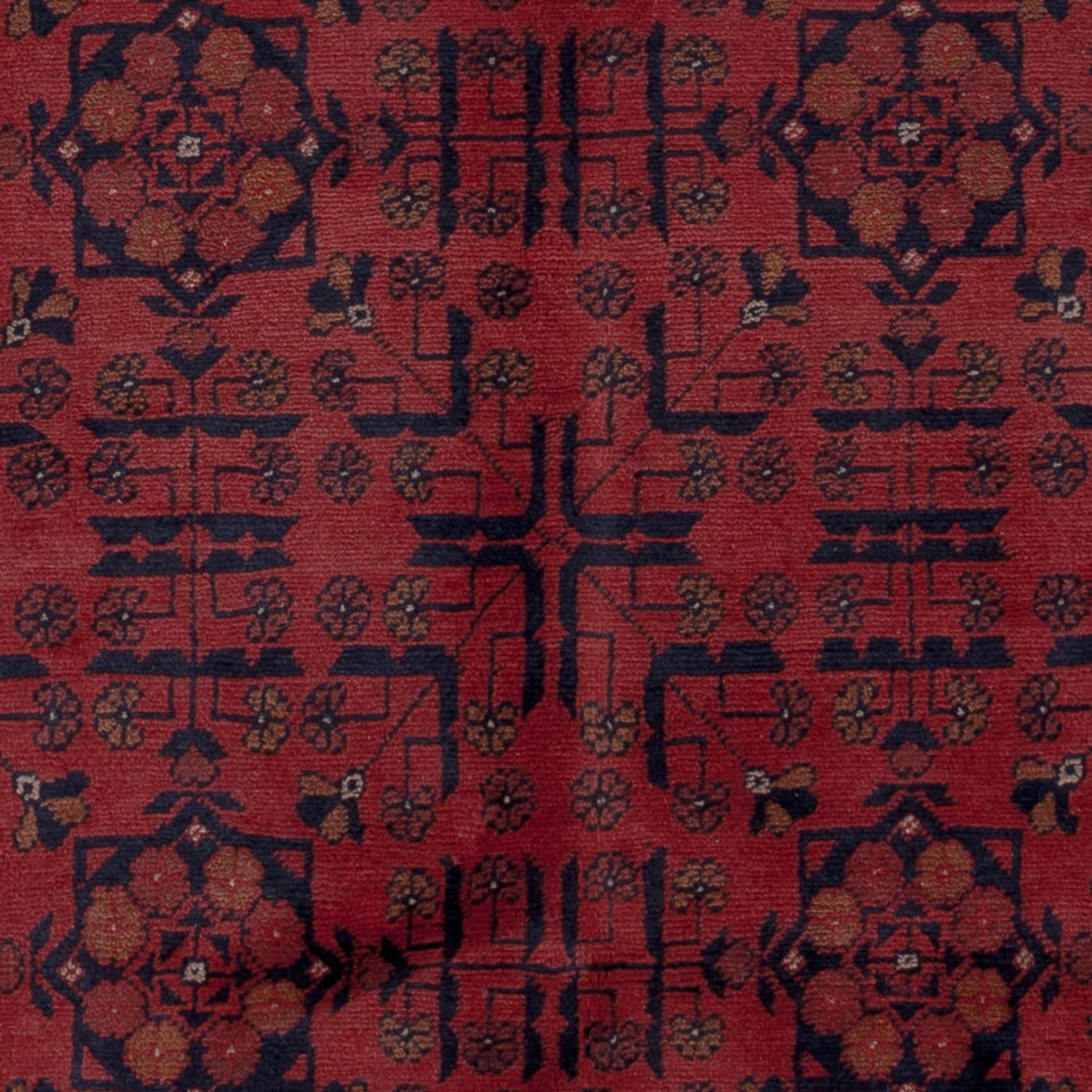 Afghan Rug - Kunduz - 197 x 151 cm - red