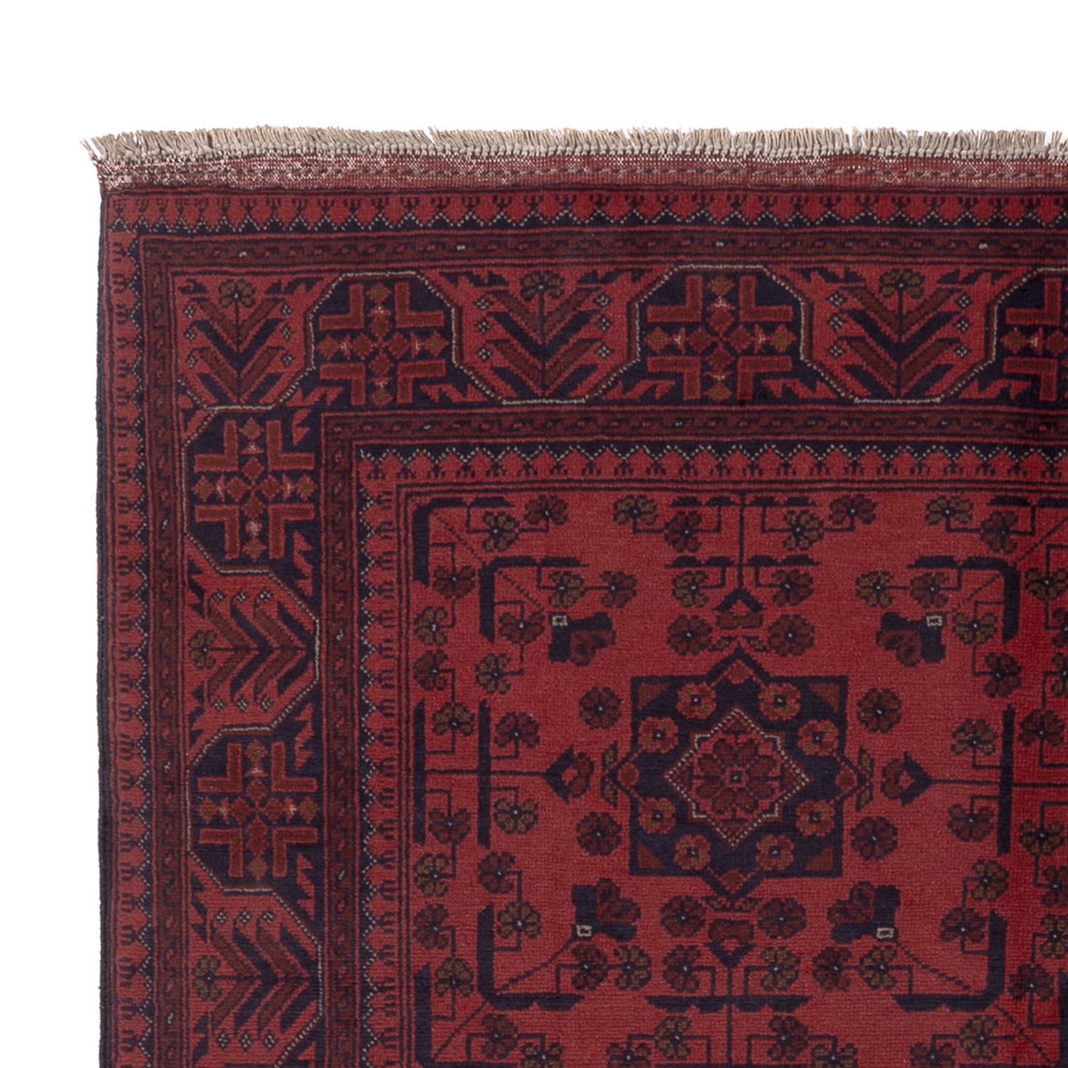 Afghan Rug - Kunduz - 203 x 152 cm - red