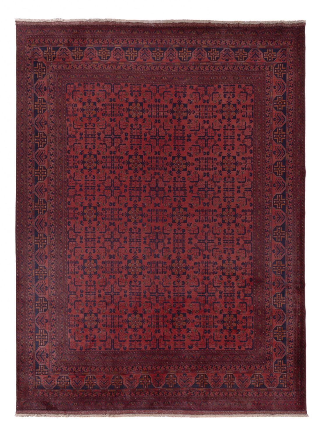 Afghan Rug - Kunduz - 340 x 254 cm - red