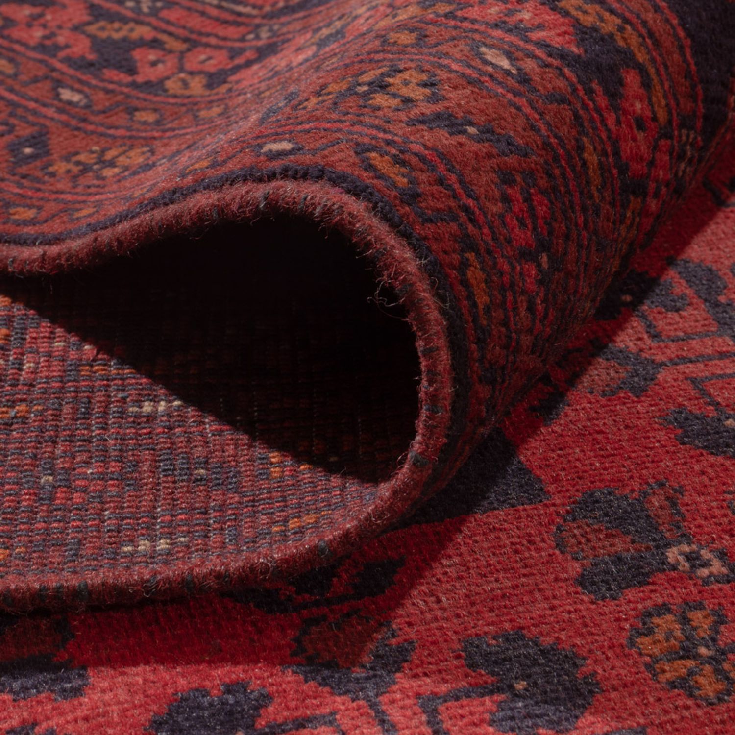 Afghan Rug - Kunduz - 340 x 254 cm - red
