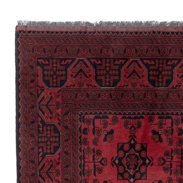 Afghan Rug - Kunduz - 200 x 153 cm - red