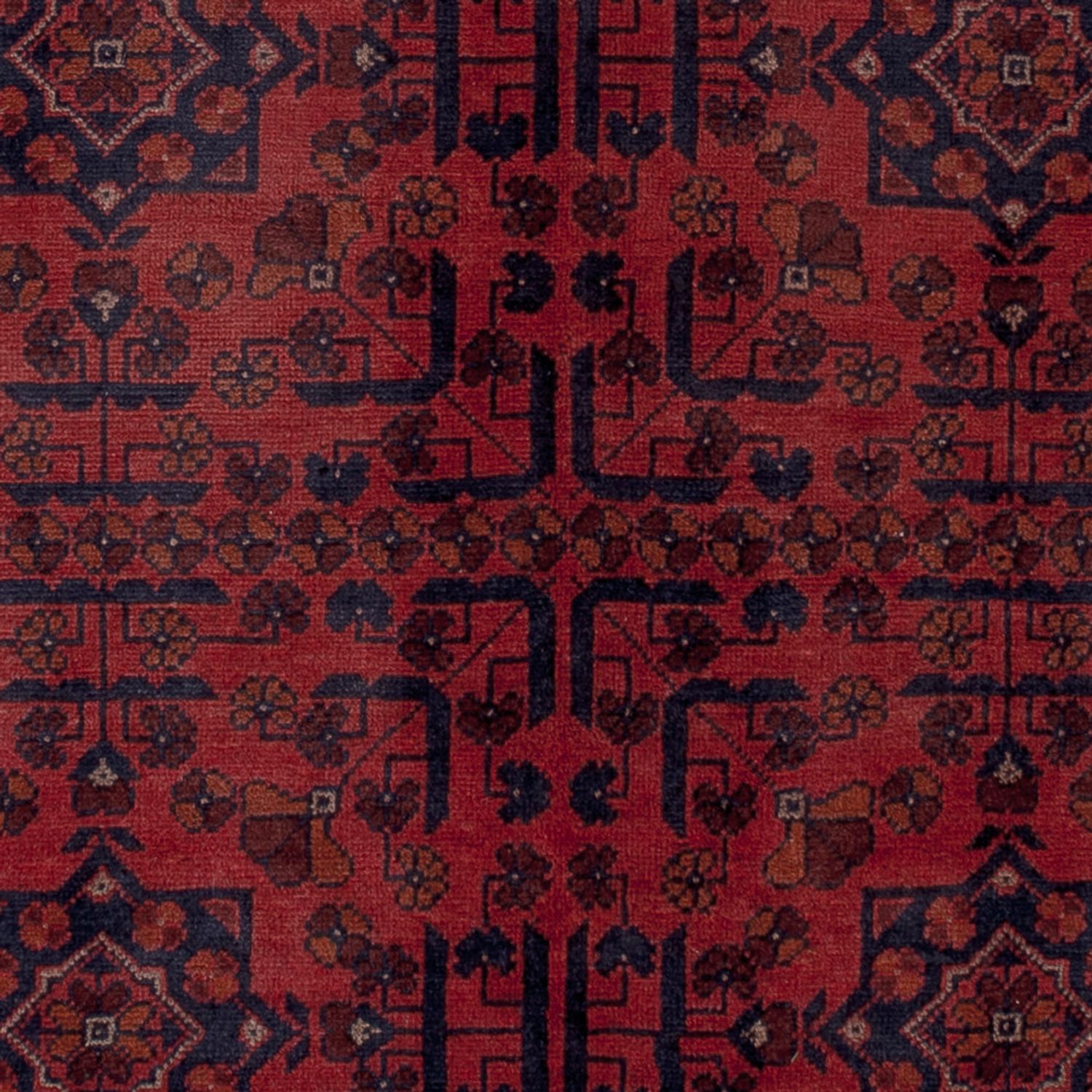 Afghan Rug - Kunduz - 196 x 149 cm - red