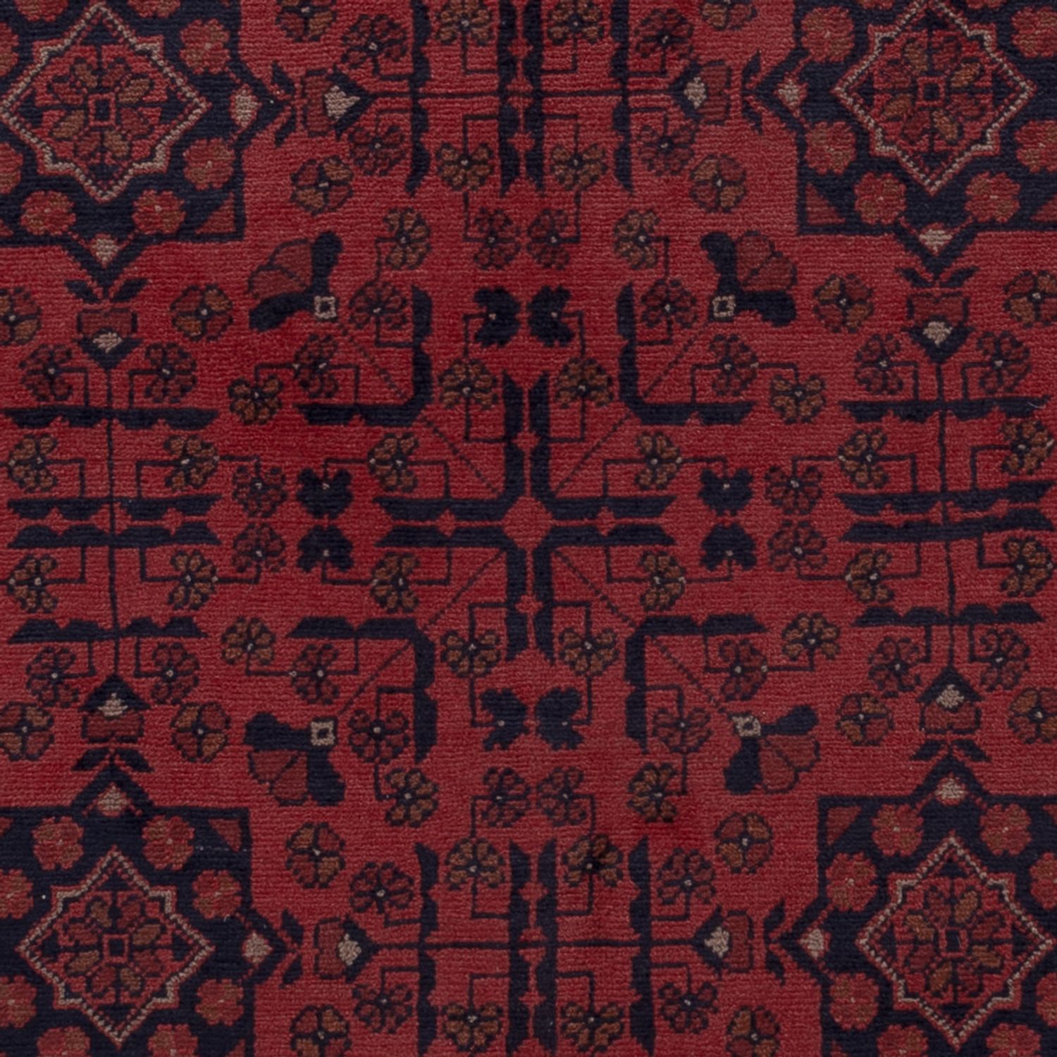 Afghan Rug - Kunduz - 202 x 146 cm - red