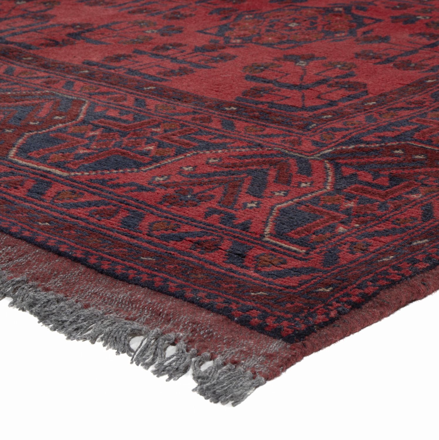 Afghan Rug - Kunduz - 197 x 148 cm - red