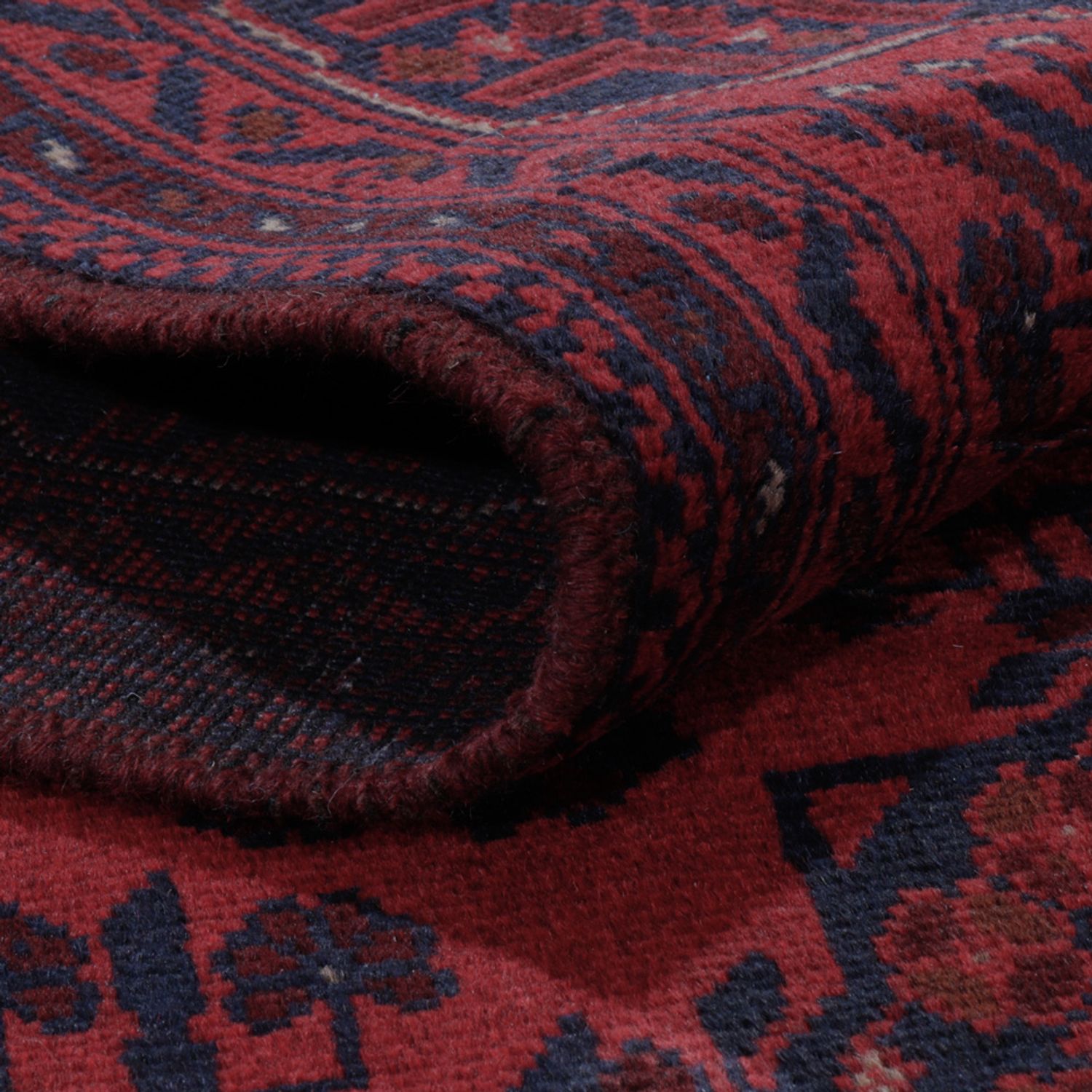 Afghan Rug - Kunduz - 197 x 148 cm - red