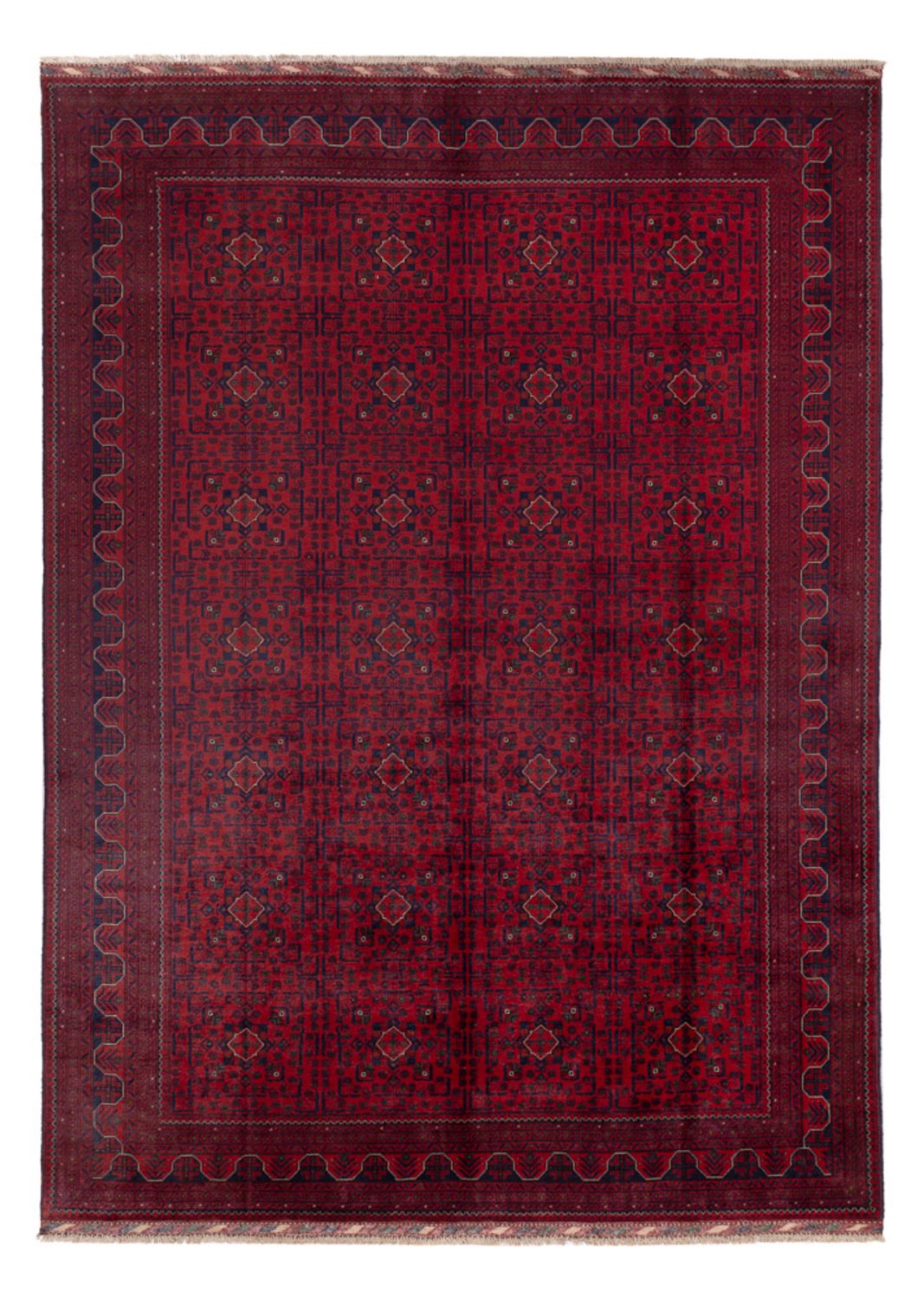 Afghan Rug - Kunduz - 343 x 242 cm - red