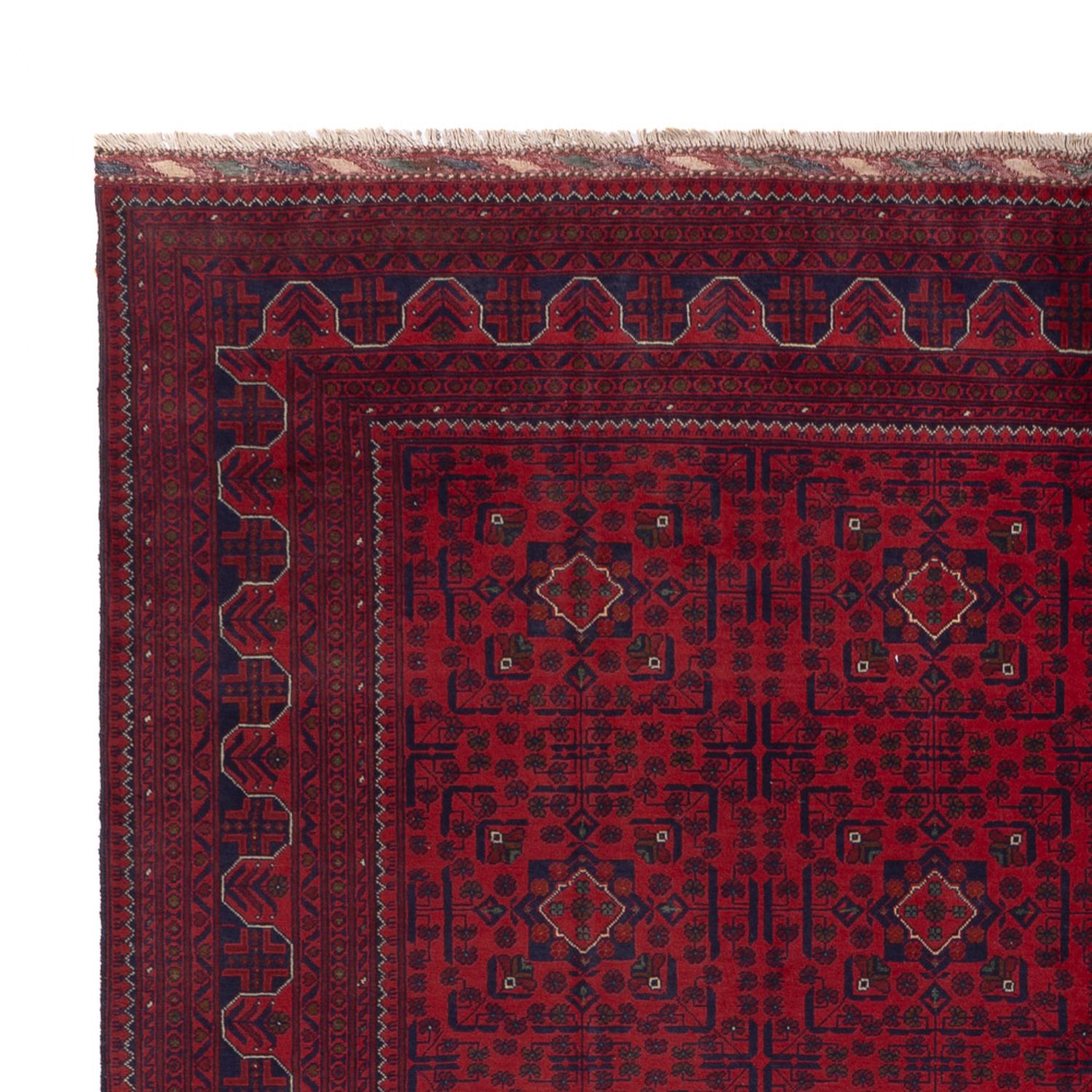 Afghan Rug - Kunduz - 343 x 242 cm - red