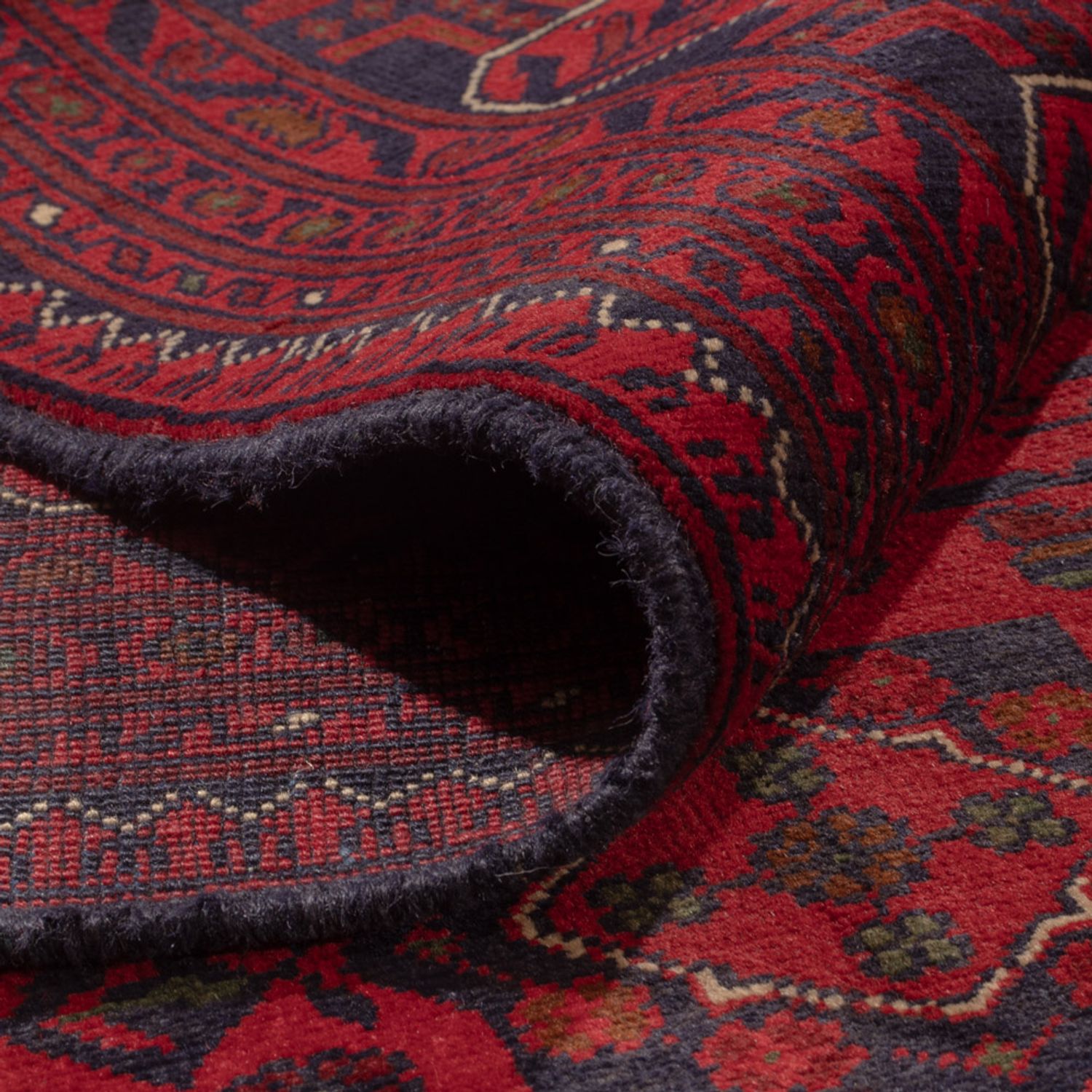 Afghan Rug - Kunduz - 343 x 242 cm - red