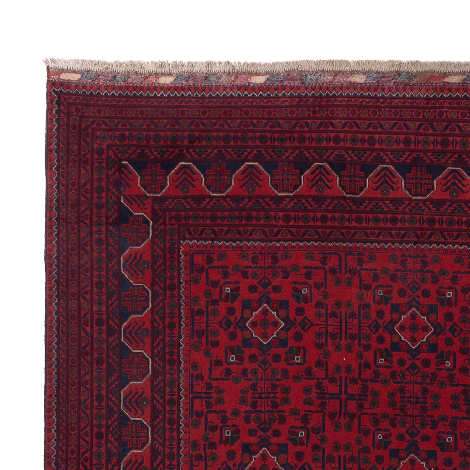 Afghan Rug - Kunduz - 340 x 250 cm - red