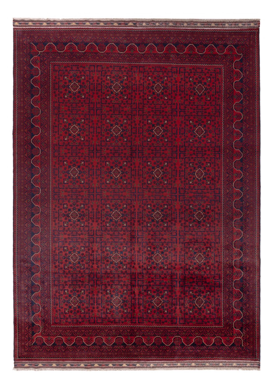 Afghan Rug - Kunduz - 340 x 248 cm - red