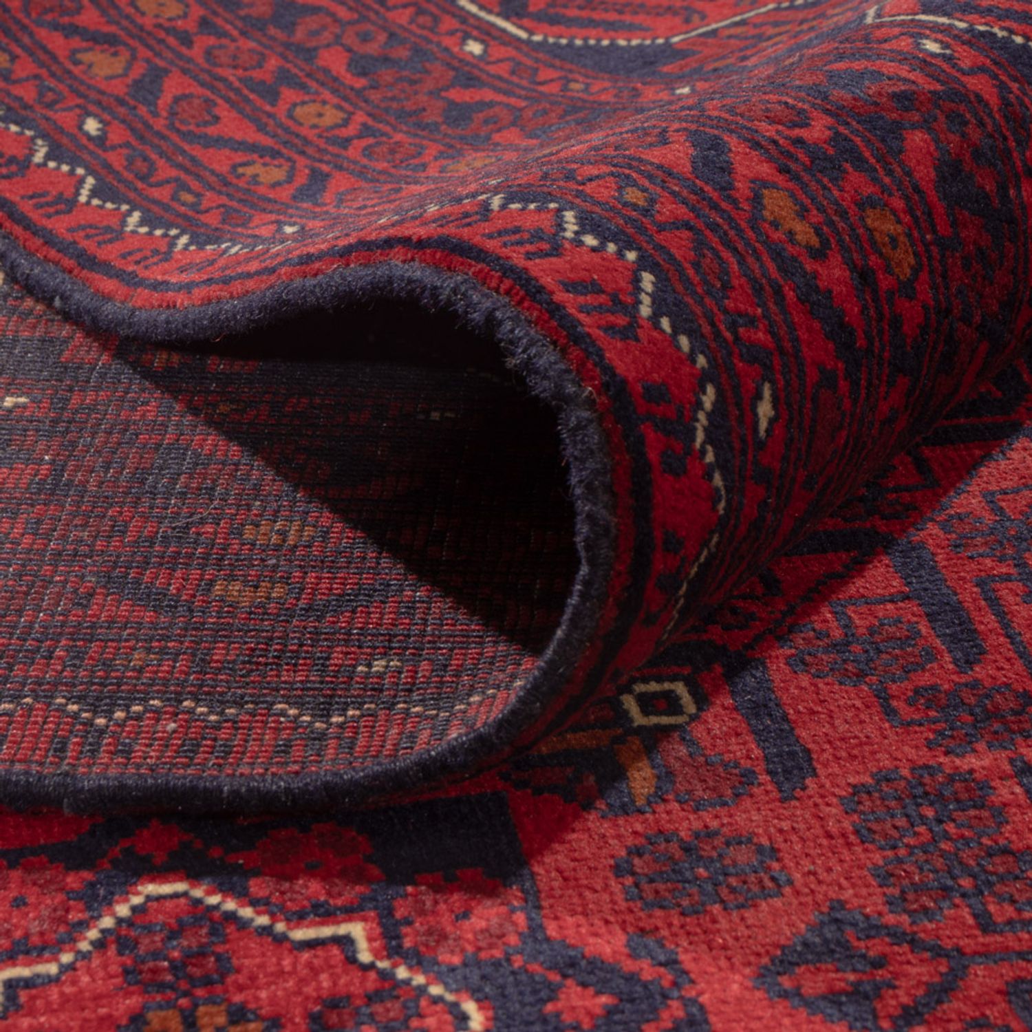 Afghan Rug - Kunduz - 340 x 254 cm - red