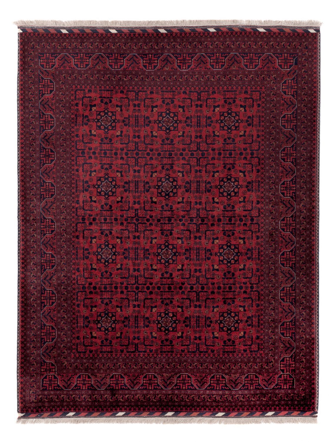 Afghan Rug - Royal - 200 x 151 cm - red
