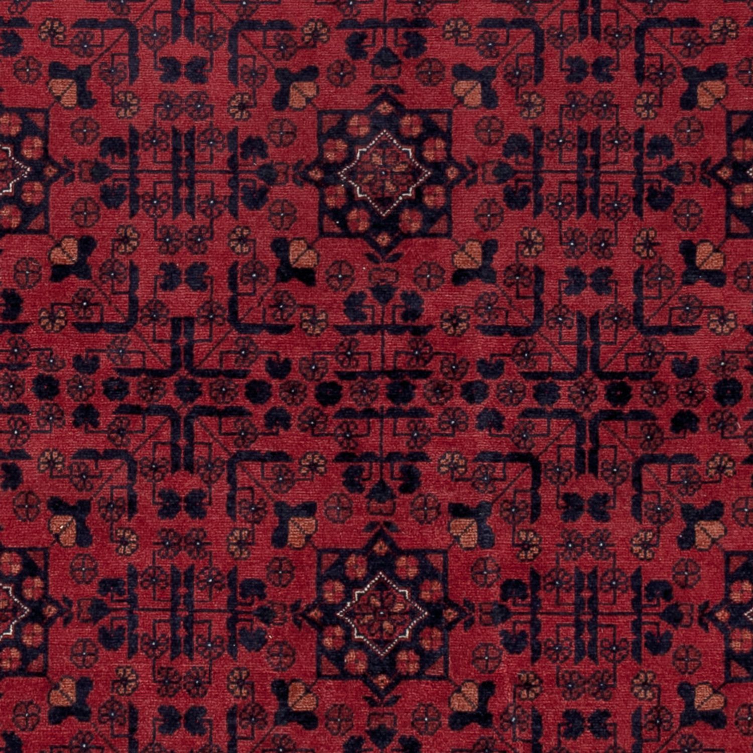 Afghan Rug - Royal - 200 x 151 cm - red