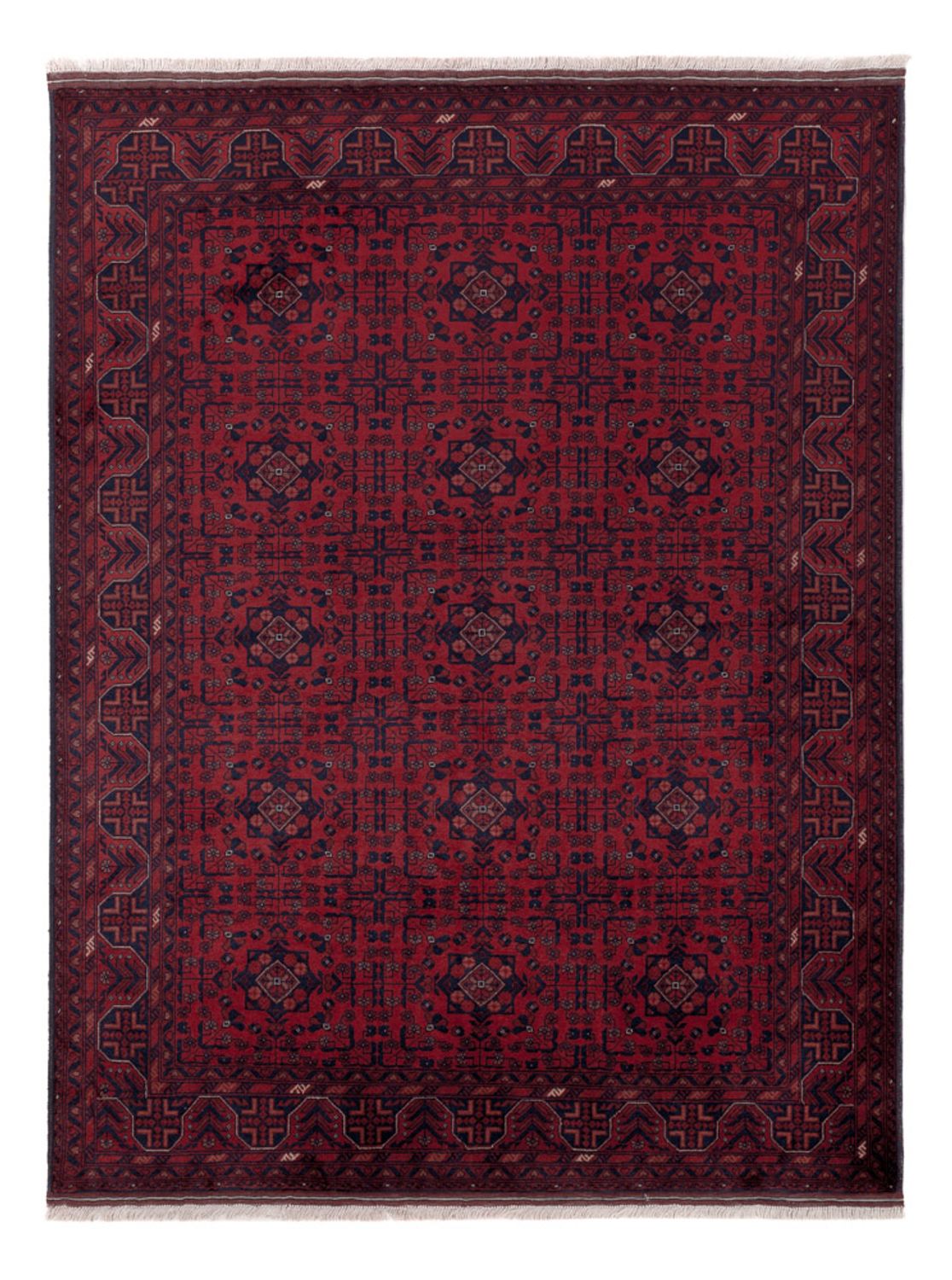 Afghan Rug - Royal - 197 x 149 cm - red
