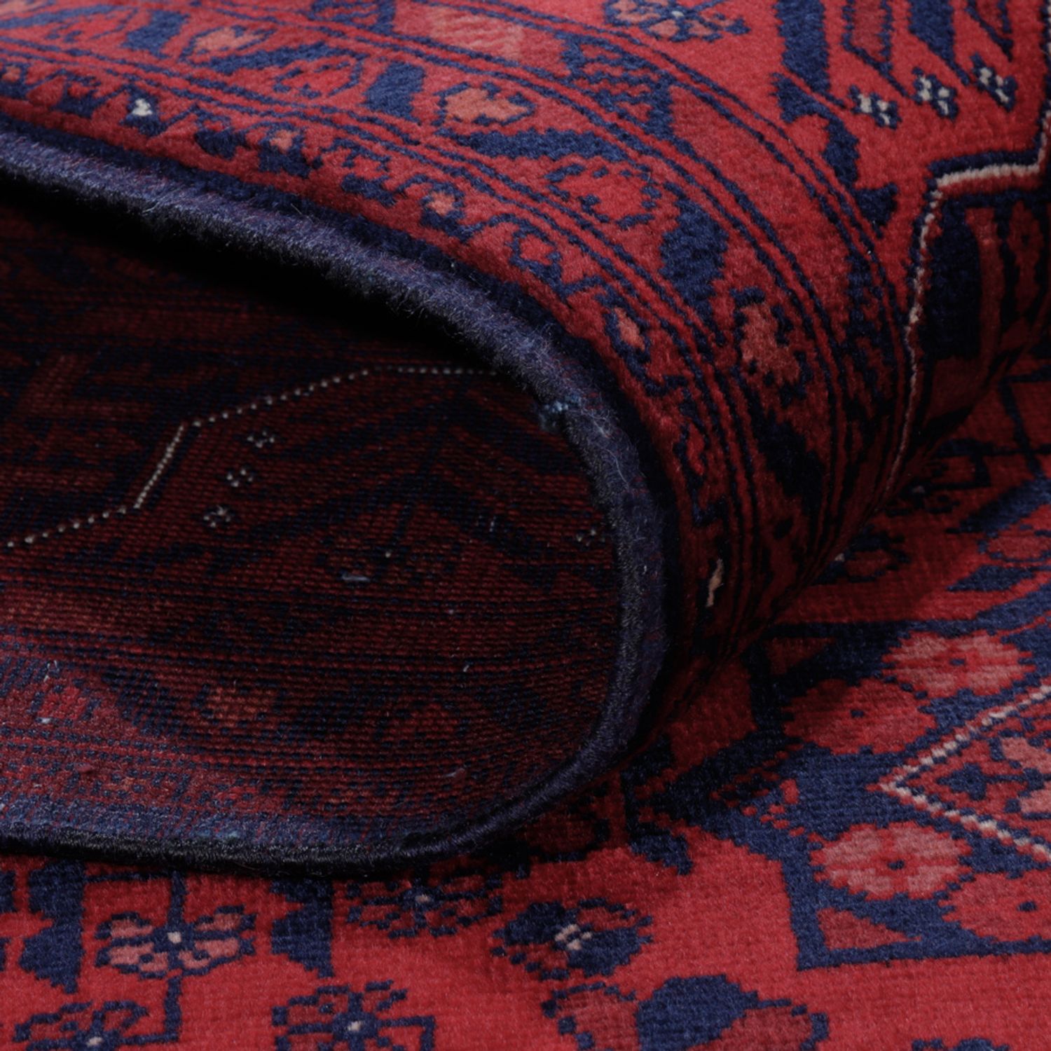 Afghan Rug - Royal - 197 x 149 cm - red