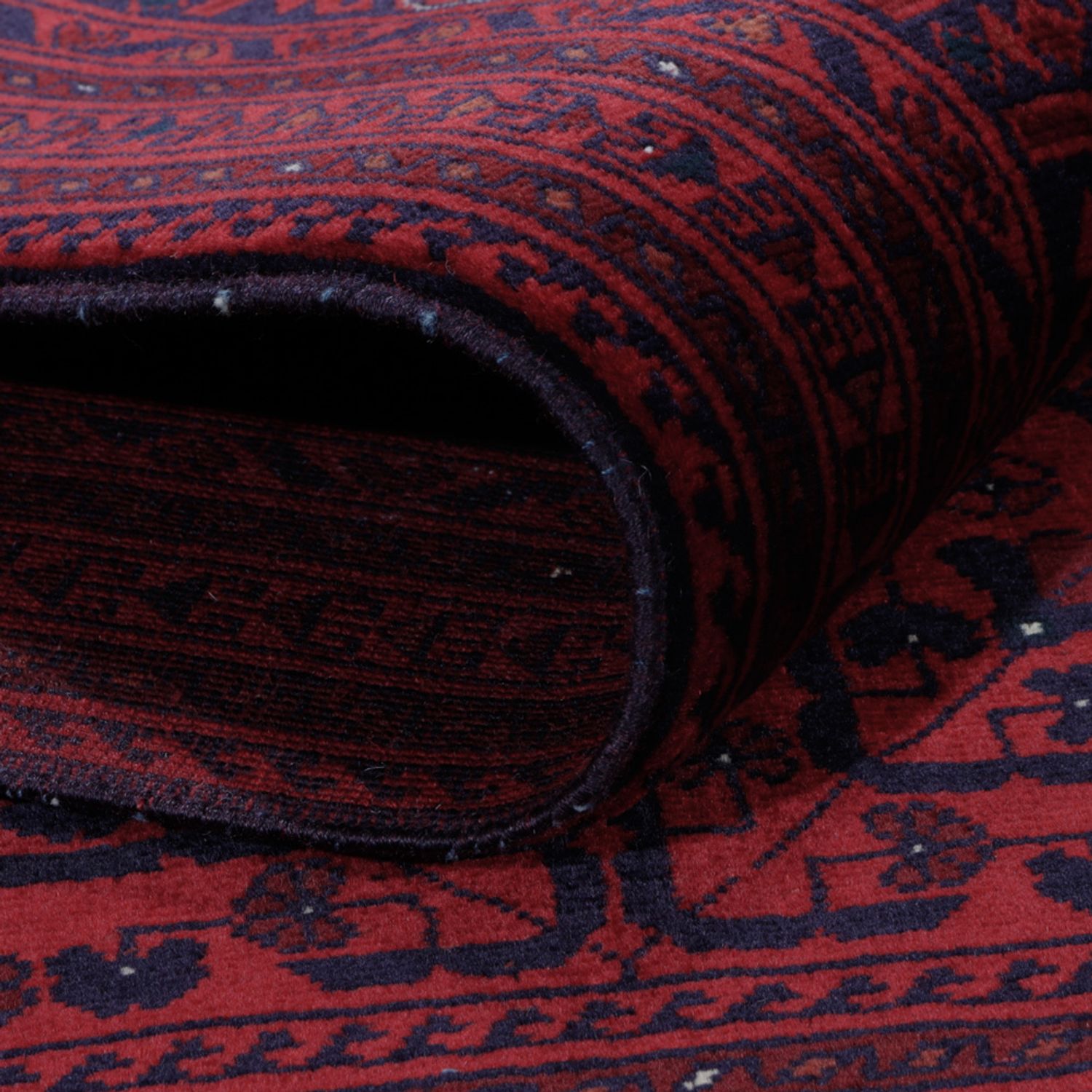 Afghan Rug - Royal - 201 x 152 cm - red