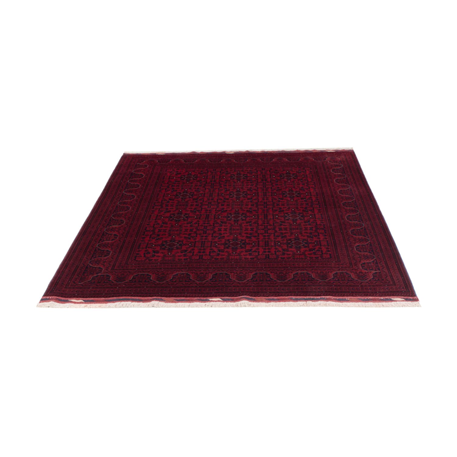Afghan Rug - Royal - 201 x 152 cm - red