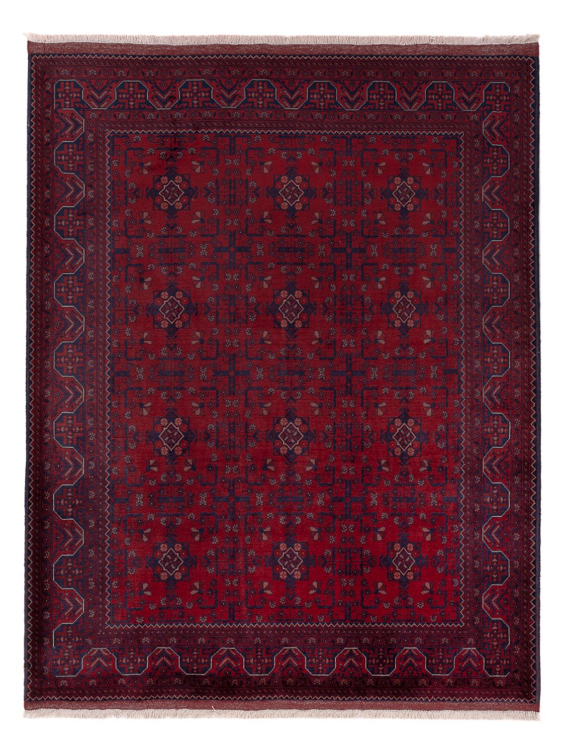 Afghan Rug - Royal - 200 x 154 cm - red