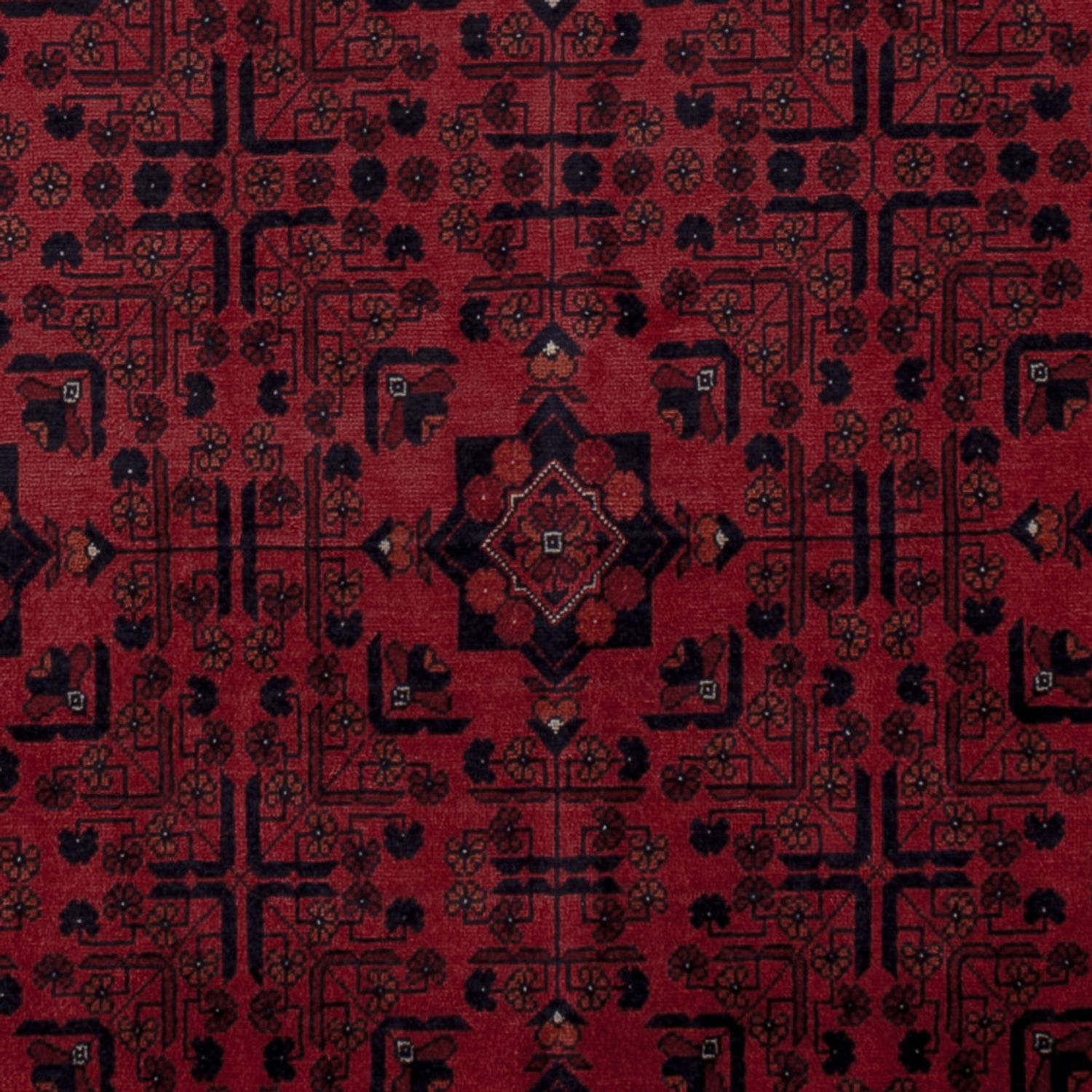 Afghan Rug - Royal - 192 x 150 cm - red