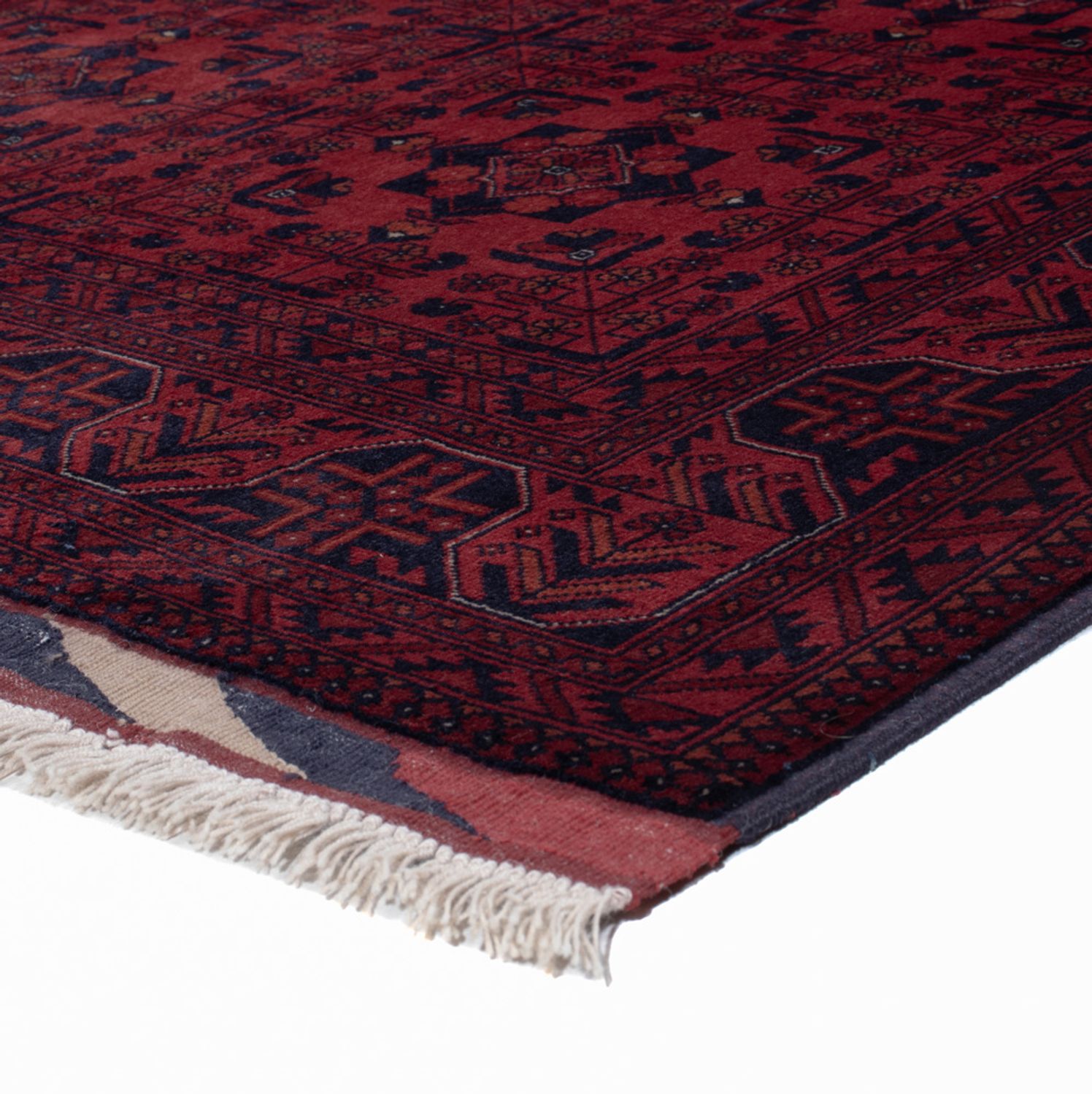 Afghan Rug - Royal - 192 x 150 cm - red