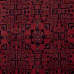 Afghan Rug - Royal - 192 x 150 cm - red