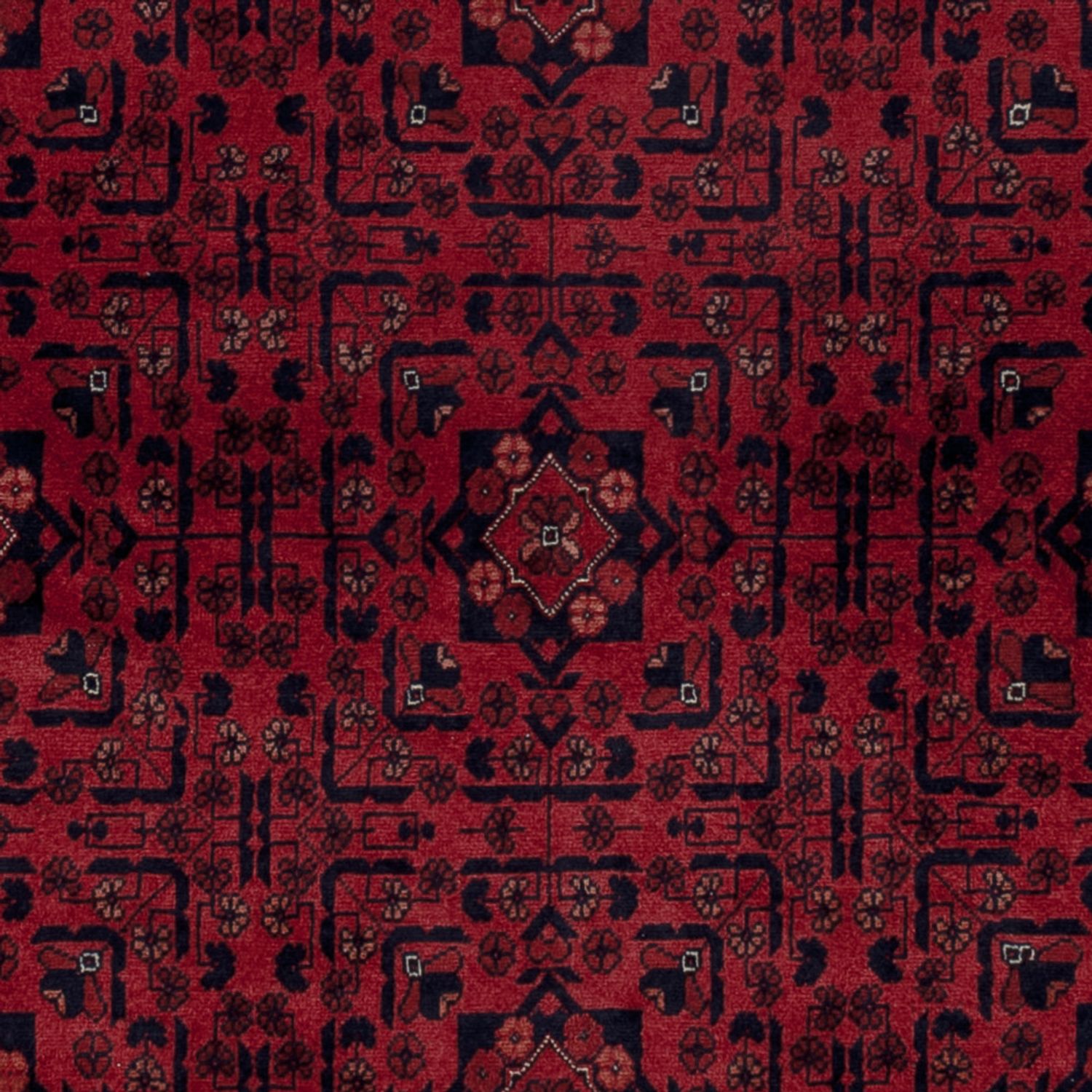 Afghan Rug - Royal - 196 x 148 cm - red