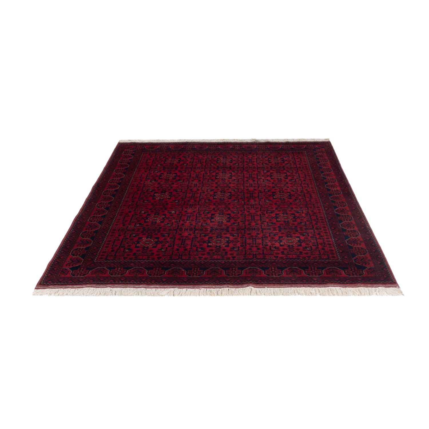 Afghan Rug - Royal - 196 x 148 cm - red
