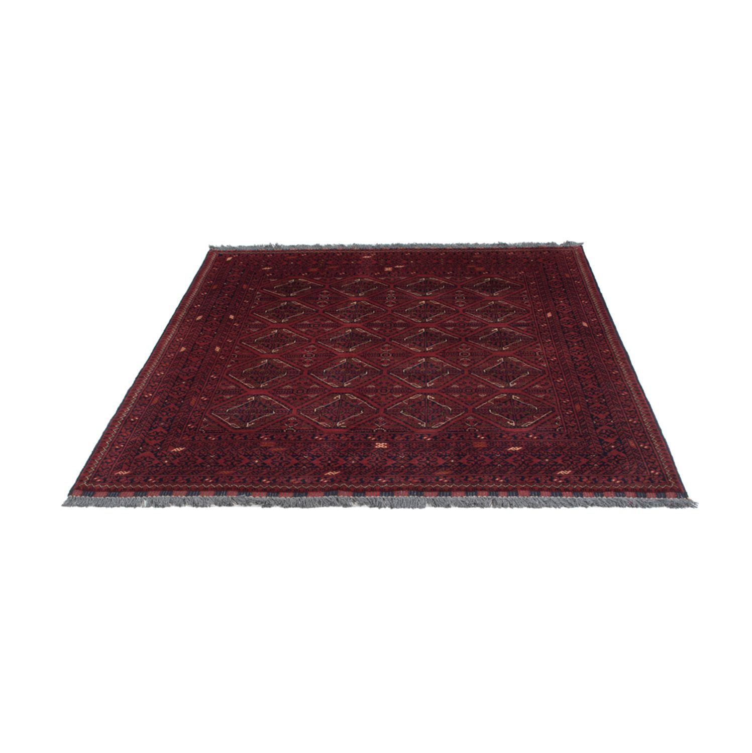 Afghan Rug - 191 x 151 cm - red
