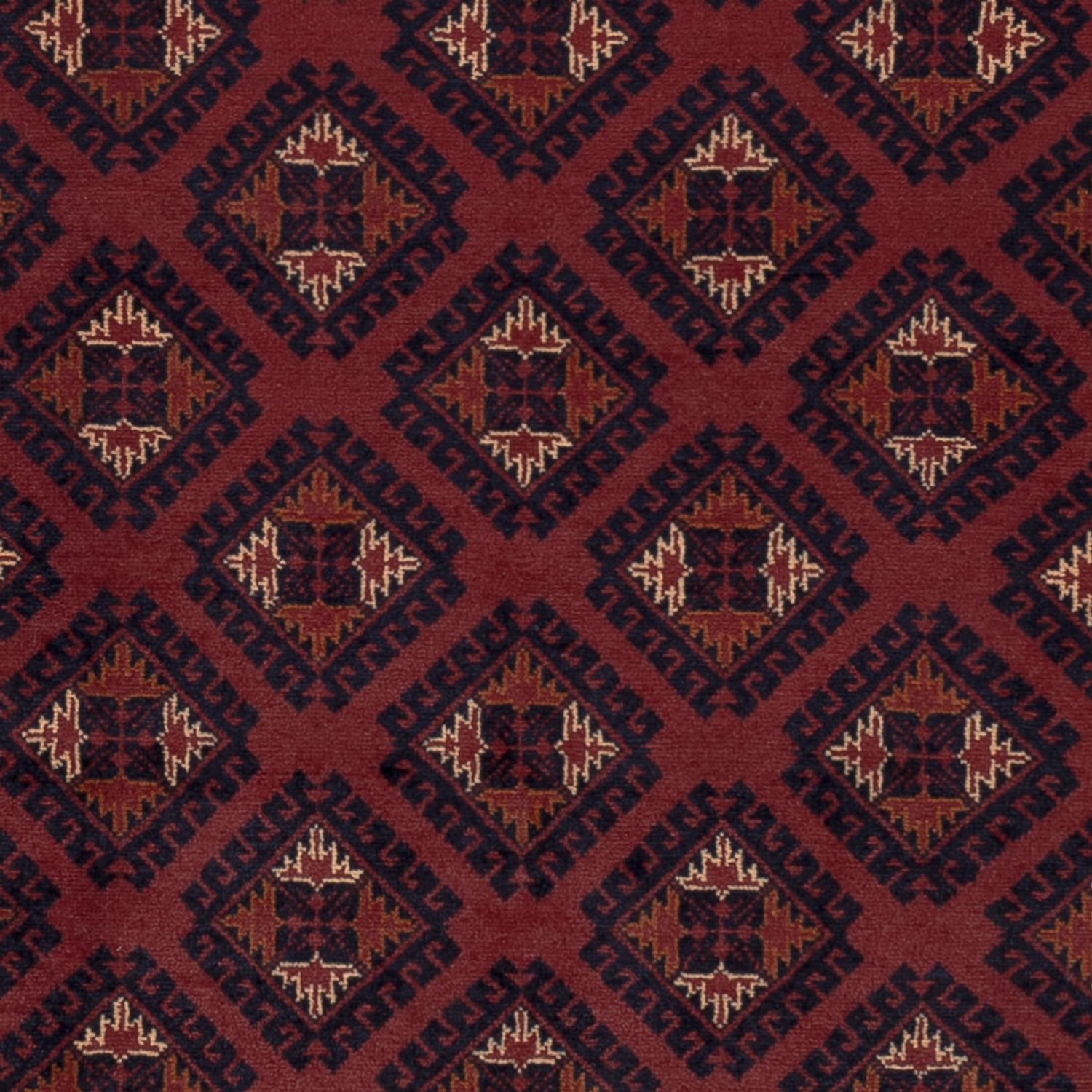 Afghan Rug - 195 x 147 cm - red