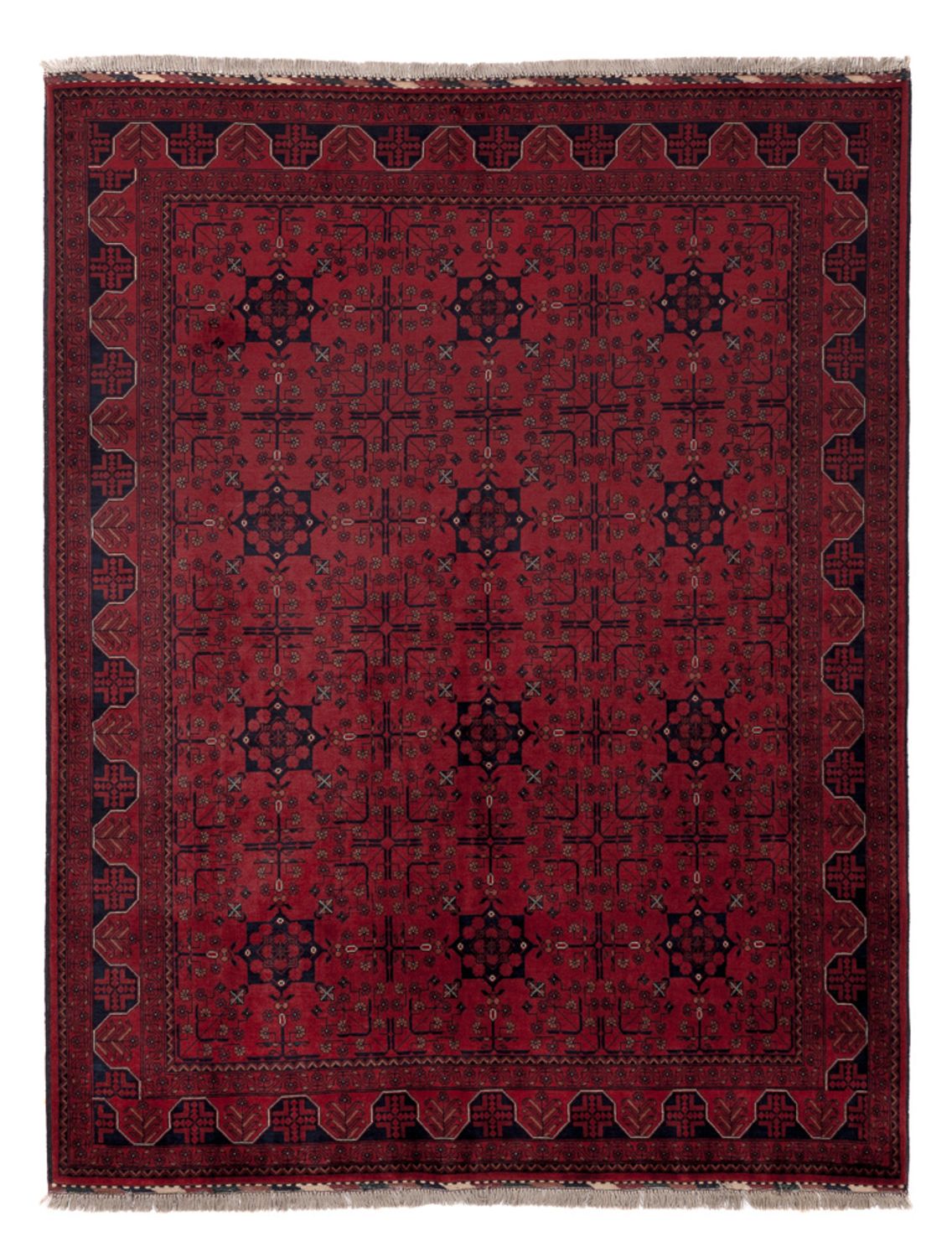 Afghan Rug - Royal - 197 x 151 cm - red