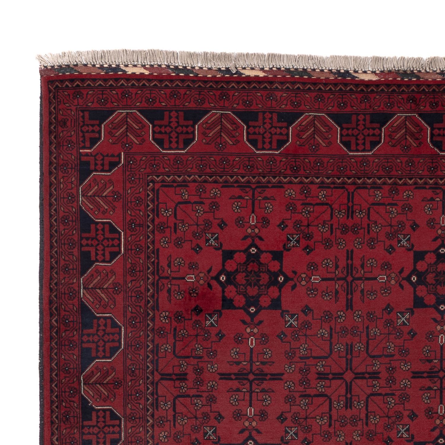 Afghan Rug - Royal - 197 x 151 cm - red