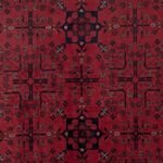 Afghan Rug - Royal - 197 x 151 cm - red