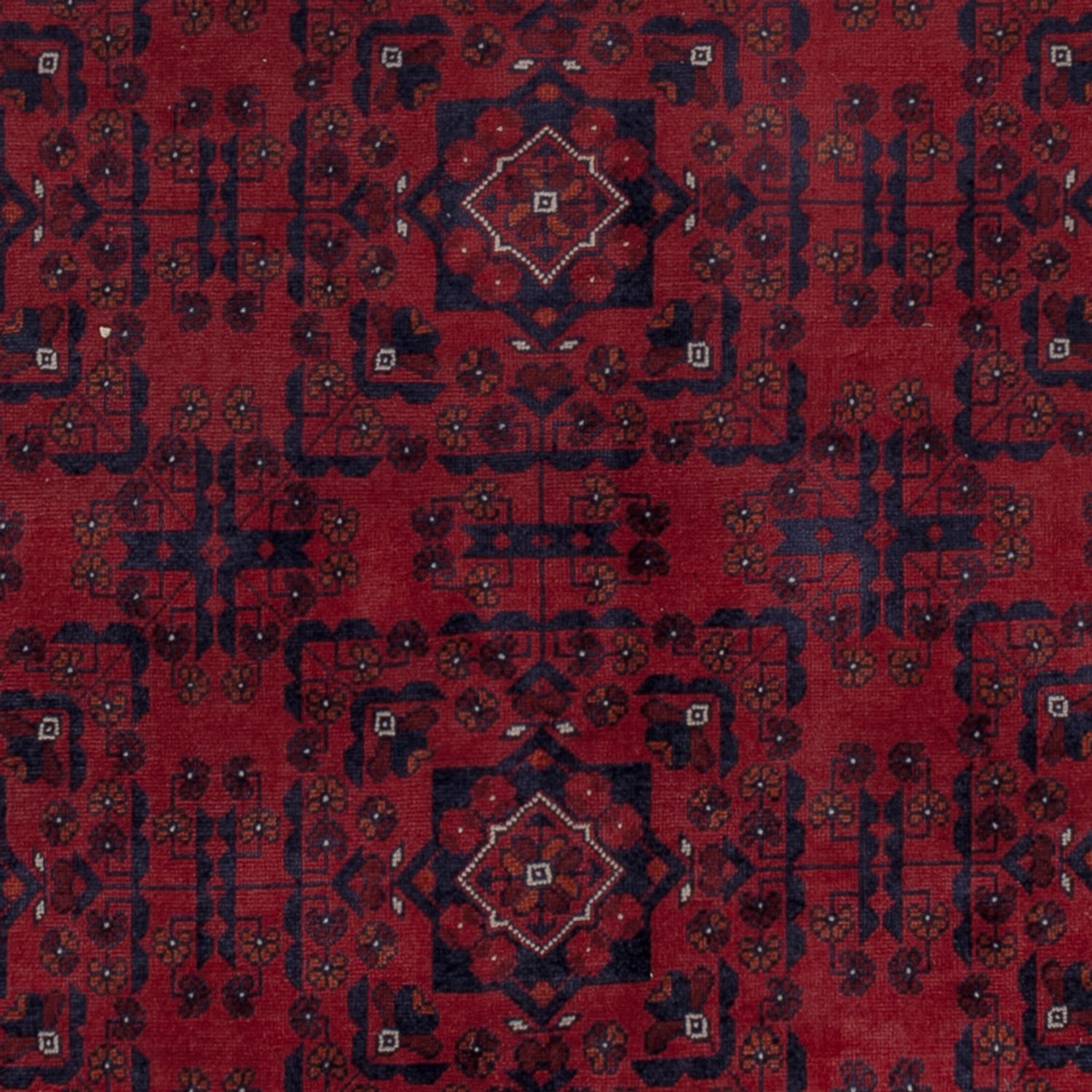 Afghan Rug - Royal - 195 x 151 cm - red
