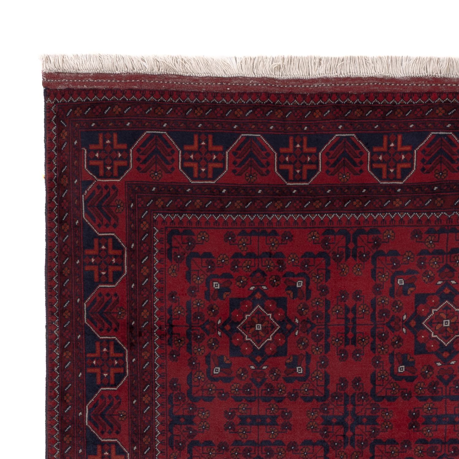 Afghan Rug - Royal - 195 x 151 cm - red