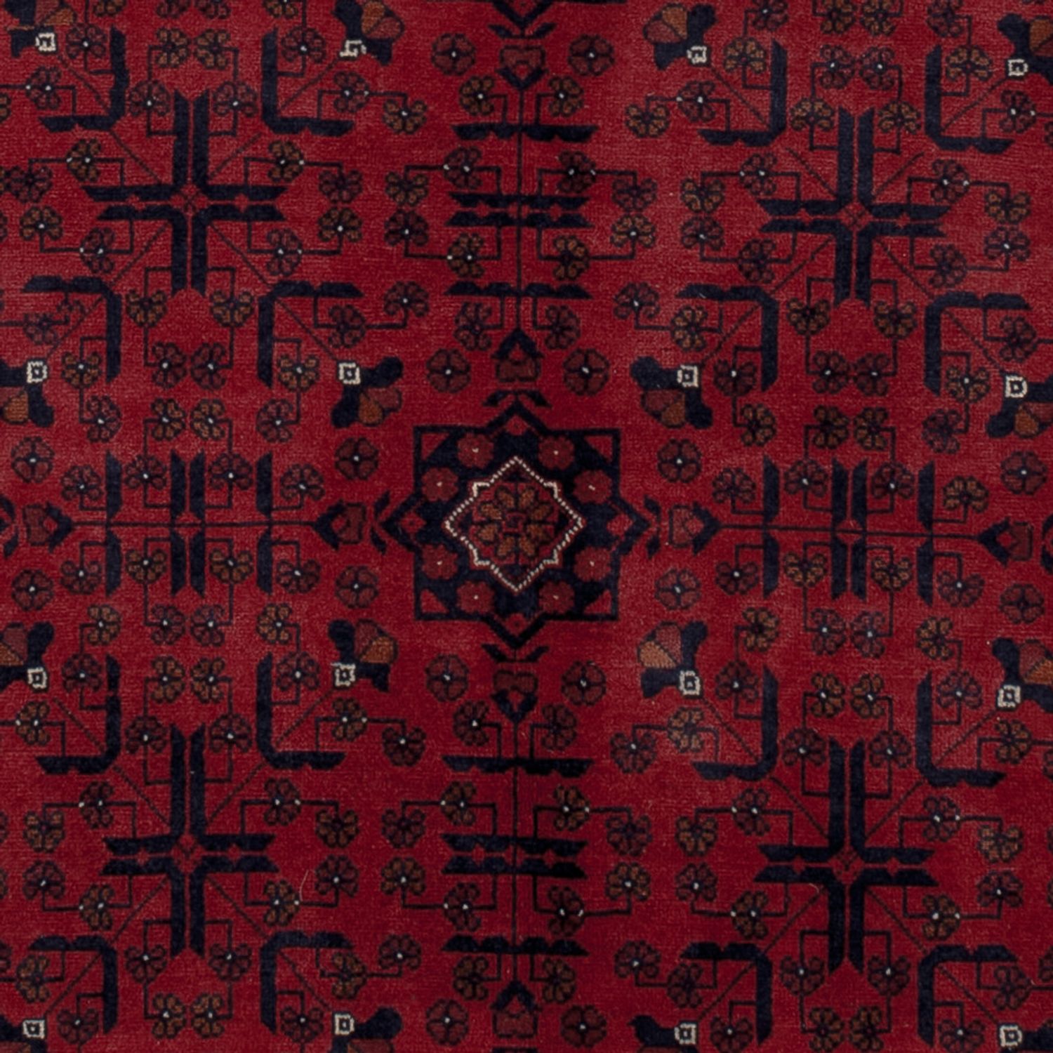 Afghan Rug - Royal - 191 x 151 cm - red