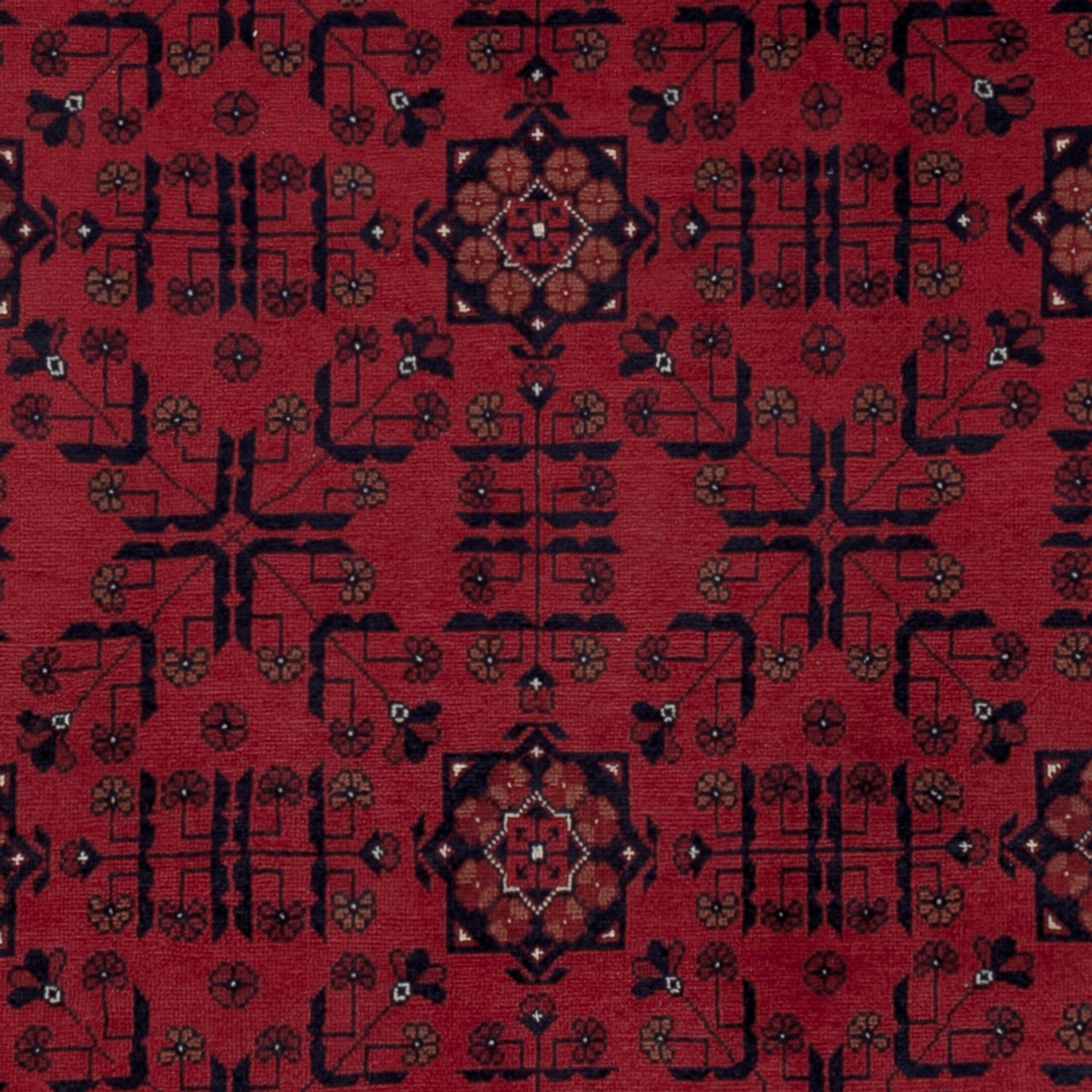 Afghan Rug - Royal - 189 x 149 cm - red