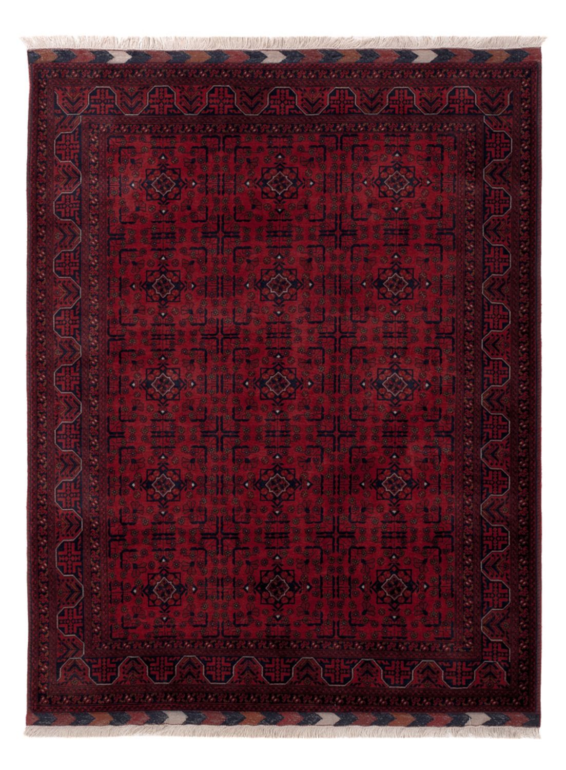 Afghan Rug - Royal - 197 x 149 cm - red