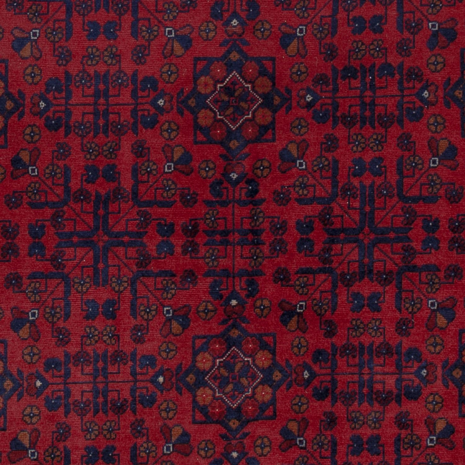 Afghan Rug - Royal - 203 x 147 cm - red