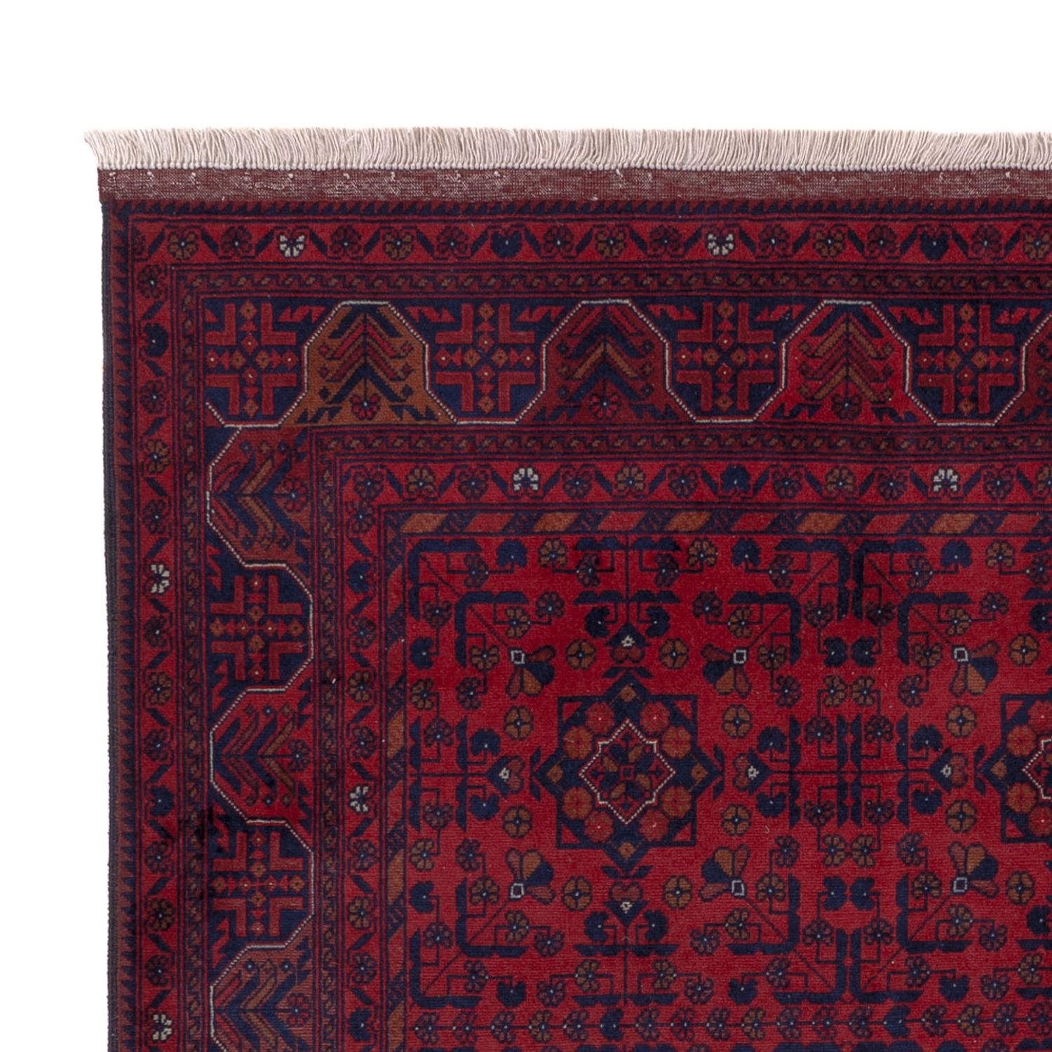 Afghan Rug - Royal - 203 x 147 cm - red