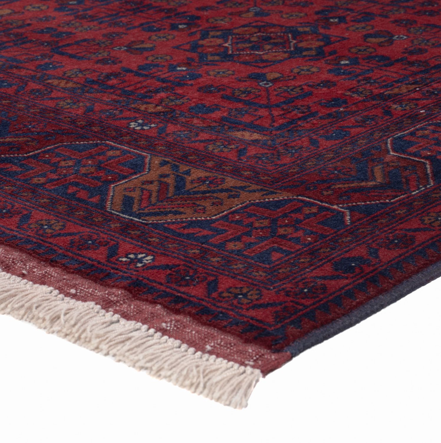 Afghan Rug - Royal - 203 x 147 cm - red